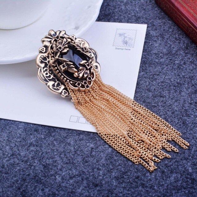 Brosa Gold Tassel