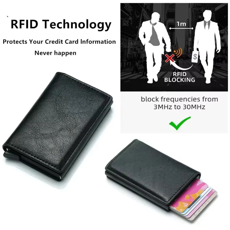 Portofelul Modern pentru Bărbatul Activ – Stil, Siguranță RFID și Confort în Folosire!