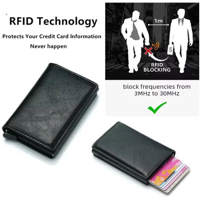 Portofelul Modern pentru Bărbatul Activ – Stil, Siguranță RFID și Confort în Folosire!