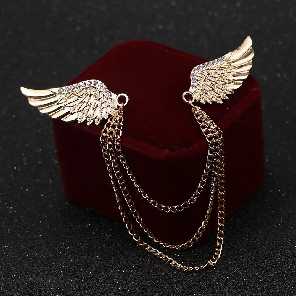 Brosa Chain Wings - Gold