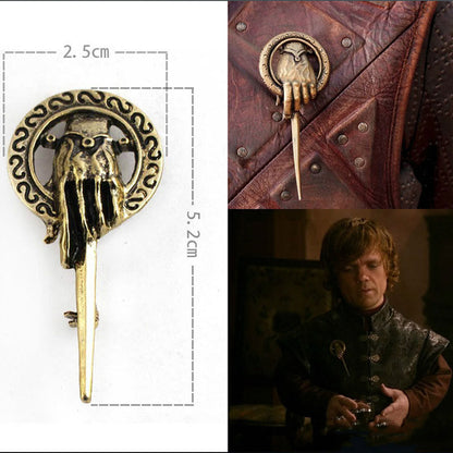 Pin Hand of The King - Small - Gold
