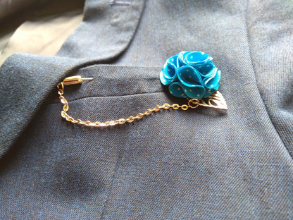 Pin Elegance Chain Blue