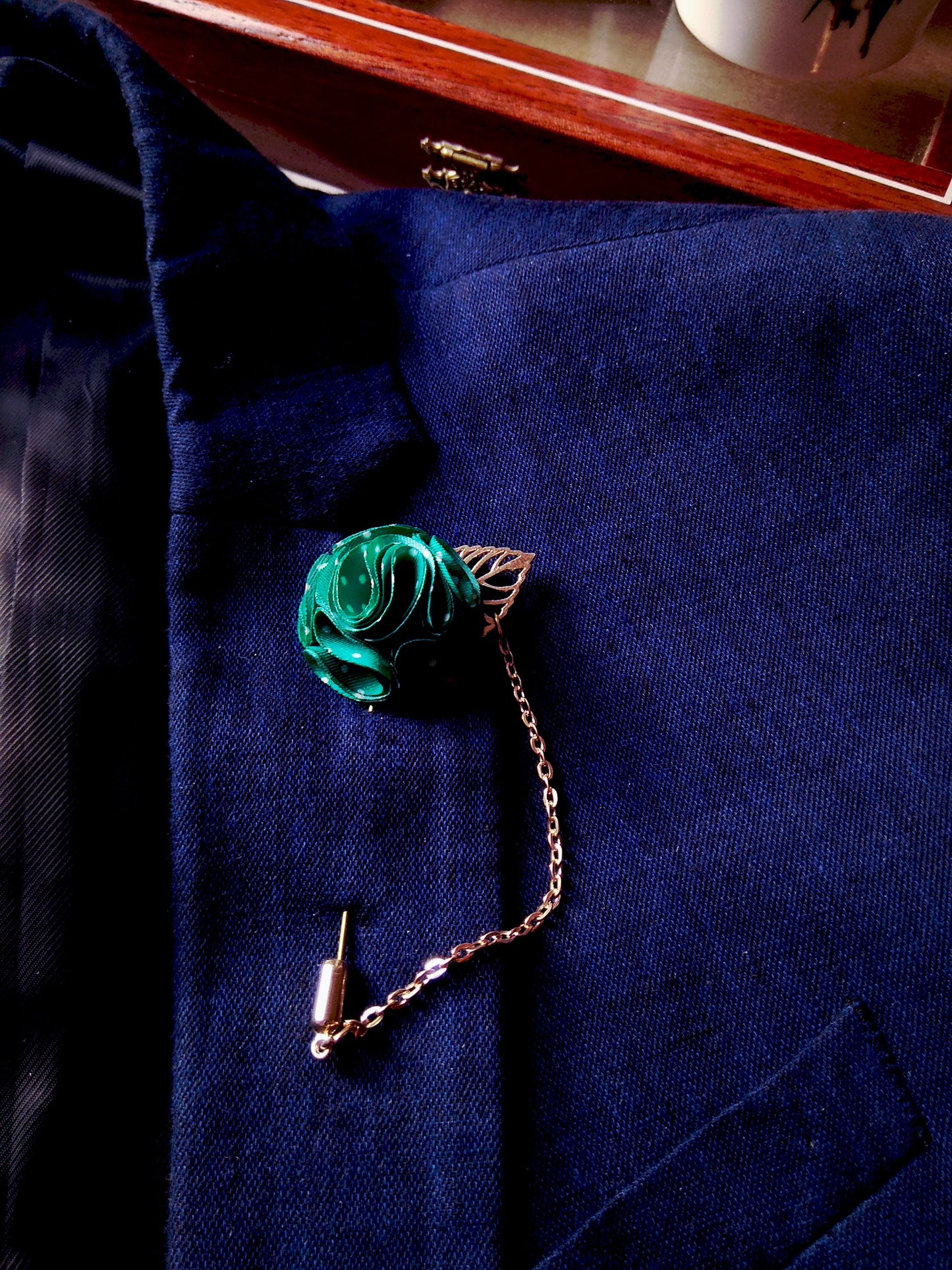 Pin Elegance Chain Green