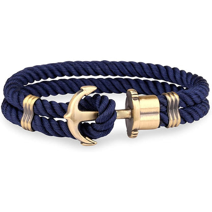 Bratara Anchor Blue