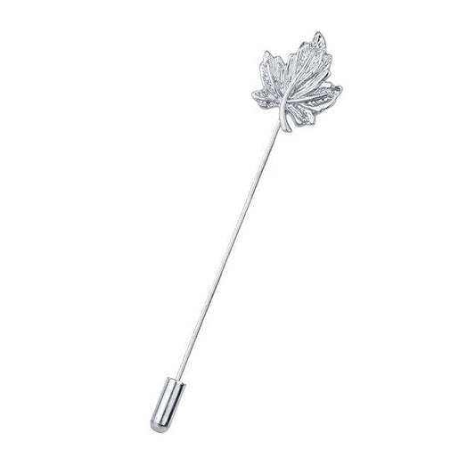 Pin Leaf - Silver